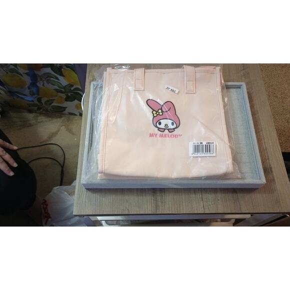 My Melody Handbags - Sanrio Licensed My Melody Tote Bag Pink